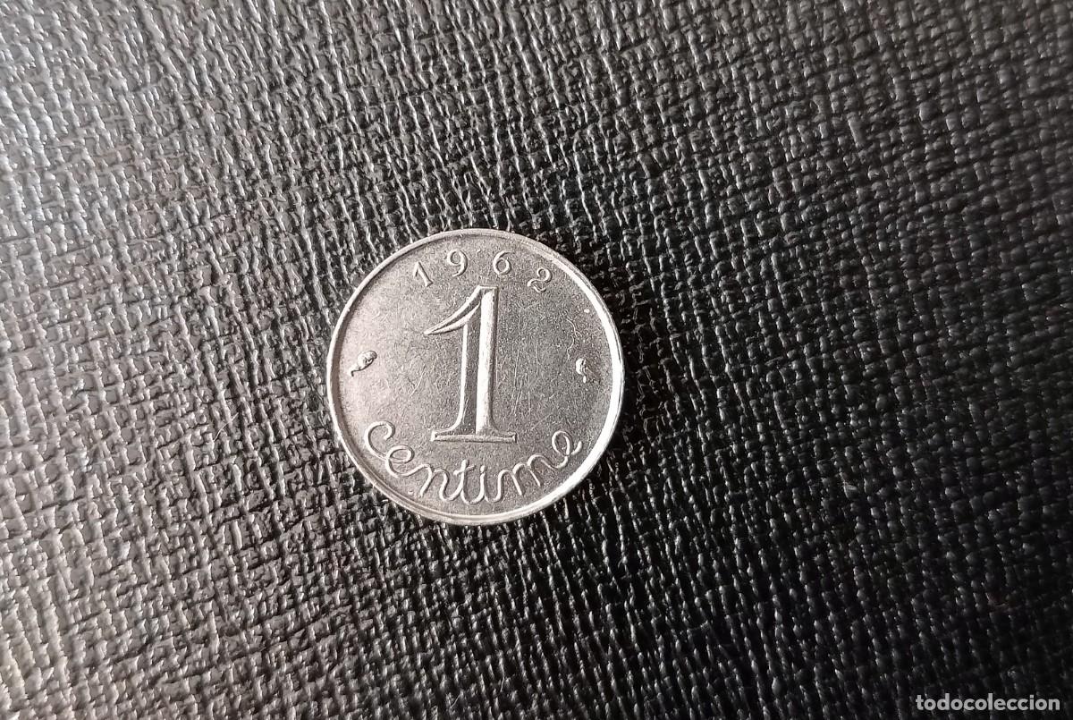 Monedas antiguas de Europa: MONEDA FRANCIA: 1 C&Eacute;NTIMO 1962 - Foto 2