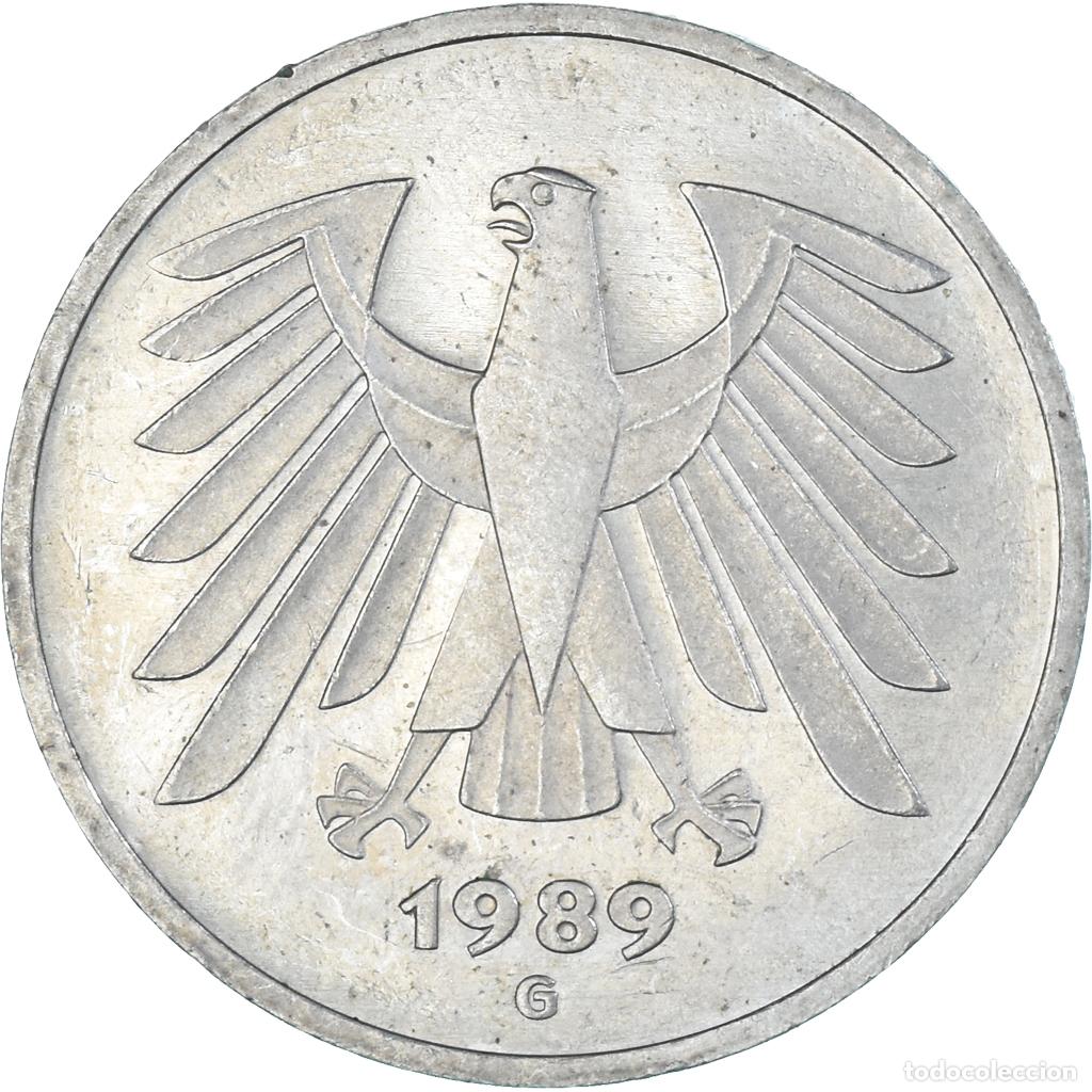 Alte M&uuml;nzen aus Europa: [#1338316] Moneda, Alemania, 5 Mark, 1989