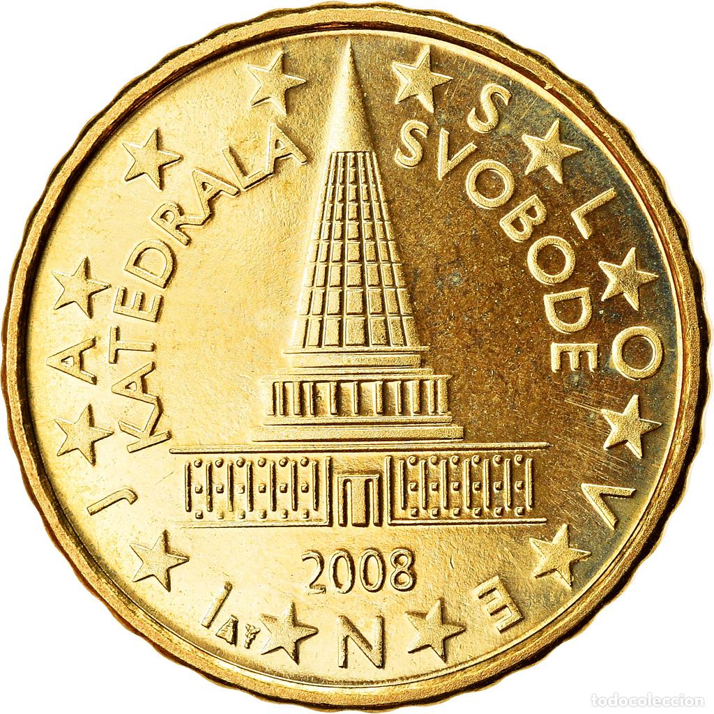 Alte M&uuml;nzen aus Europa: [#766240] Eslovenia, 10 Euro Cent, 2008, SC, Lat&oacute;n, KM:71