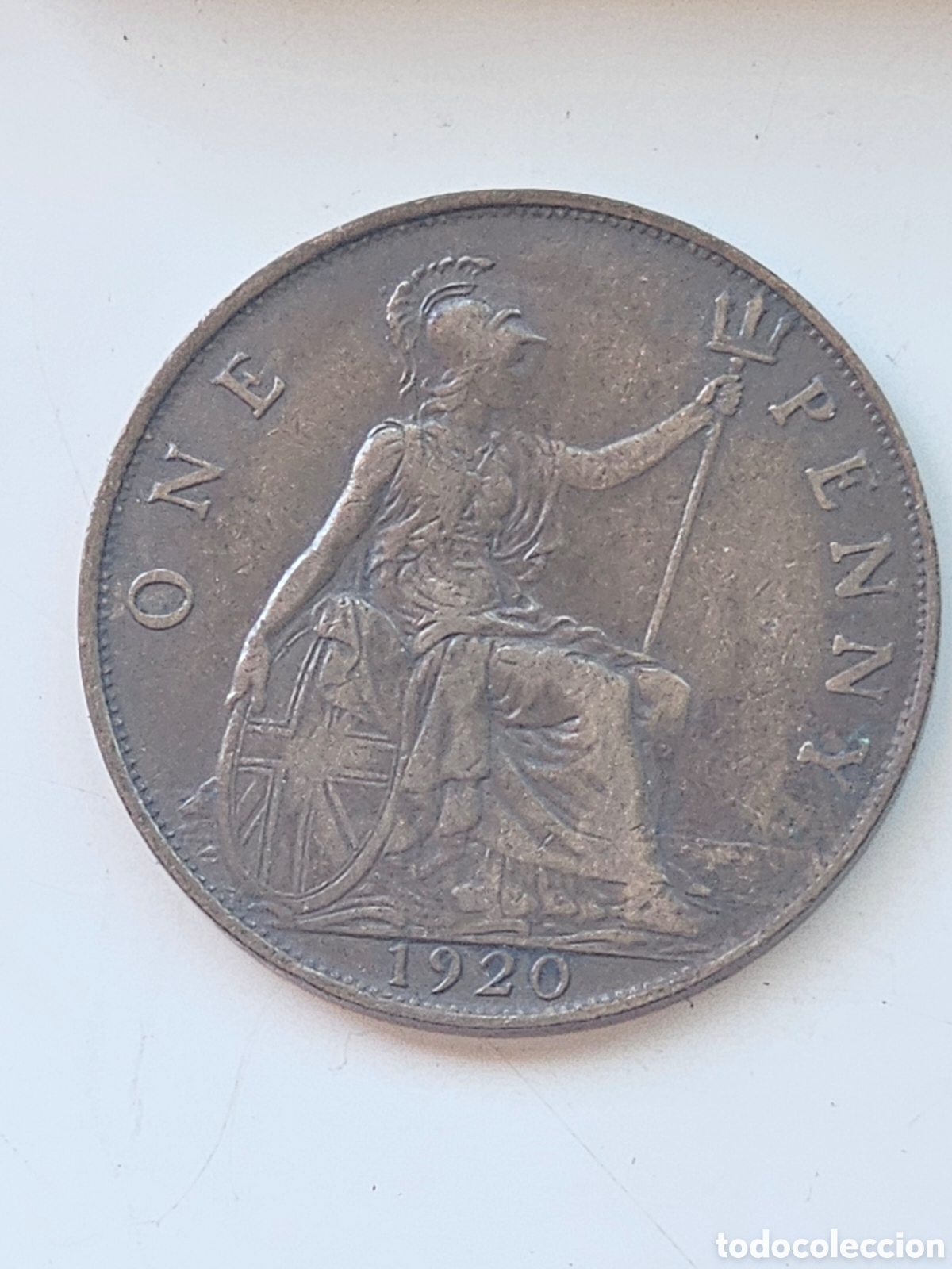 Monedas antiguas de Europa: Moneda de Jorge V One Penny 1920 - Foto 1