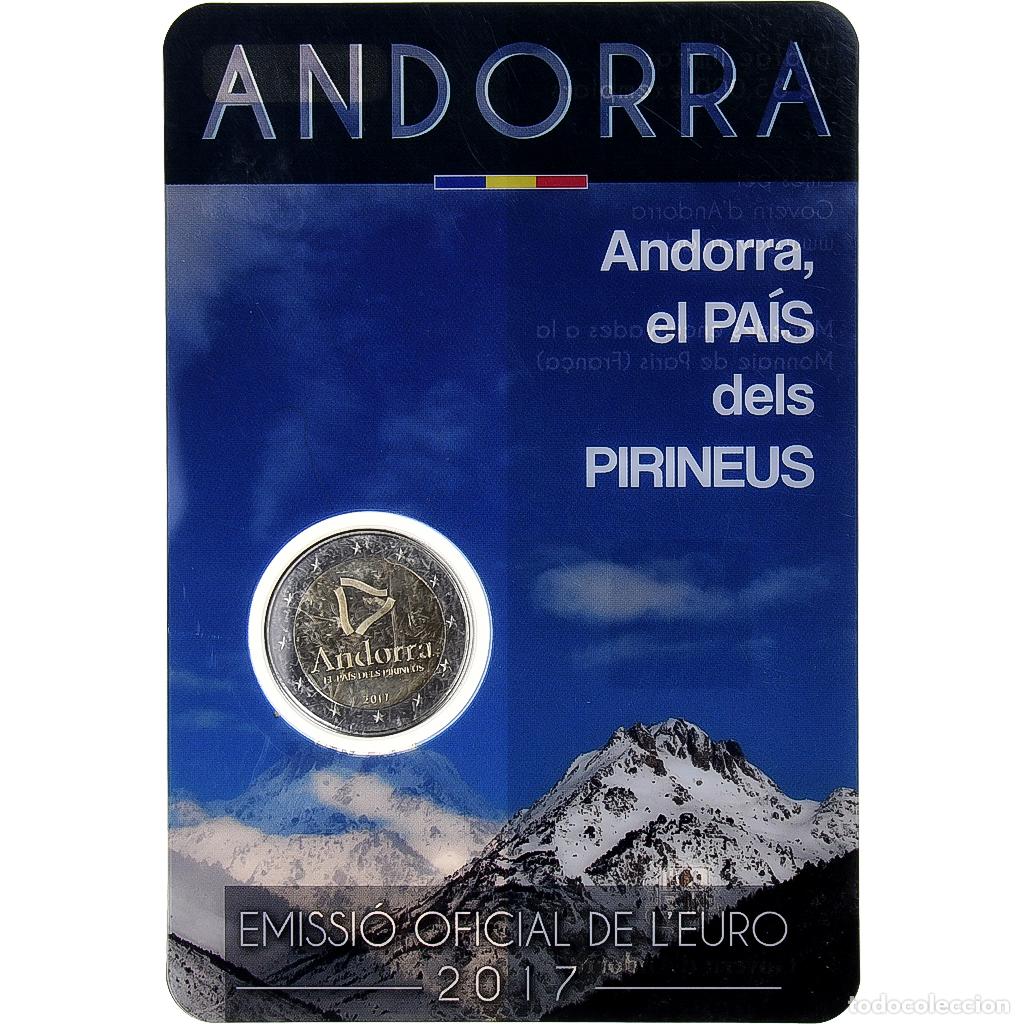 Monedas antiguas de Europa: [#1287612] Andorra, 2 Euro, Pyr&eacute;n&eacute;es, BU, 2017, Monnaie de Paris, Bimet&aacute;lico, FDC