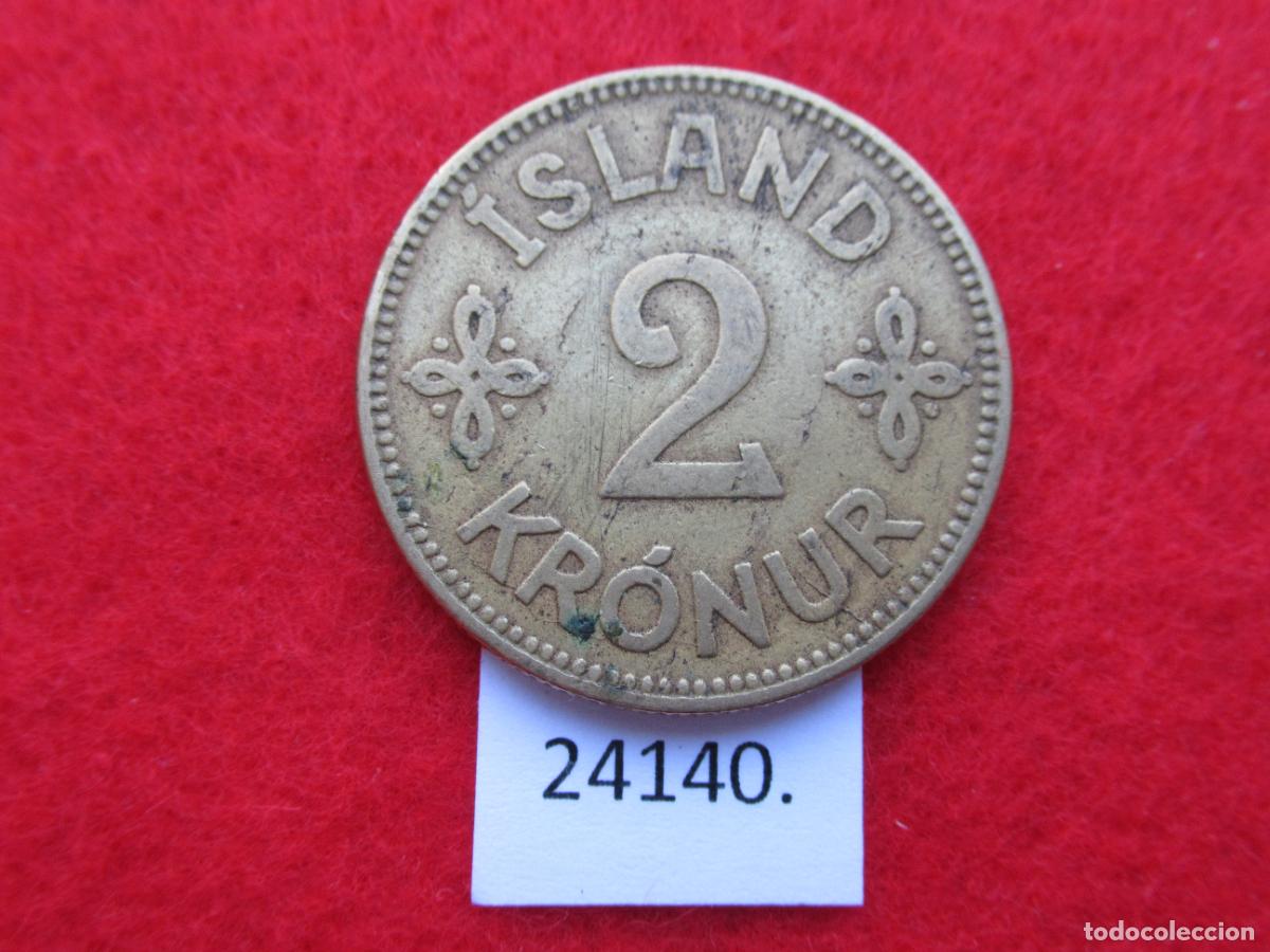 Monedas antiguas de Europa: Islandia 2 coronas 1925 - Foto 2