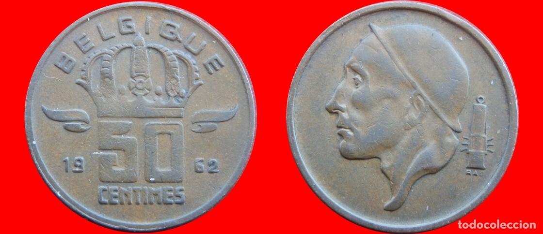 Old Coins of Europe: 50 CENTIMOS 1962 BELGIQUE BELGICA-127443