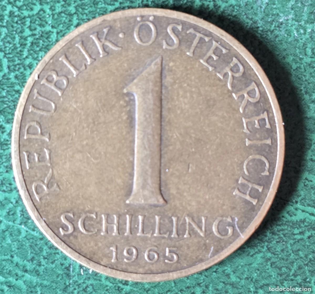 Monedas antiguas de Europa: Moneda de Austria 1965 - 1 schilling - Foto 2