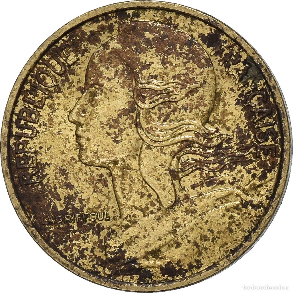 Moedas antigas da Europa: [#1222891] Francia, 5 Centimes, Marianne, 1988, Paris, Aluminio - bronce, BC+, Gadoury:175