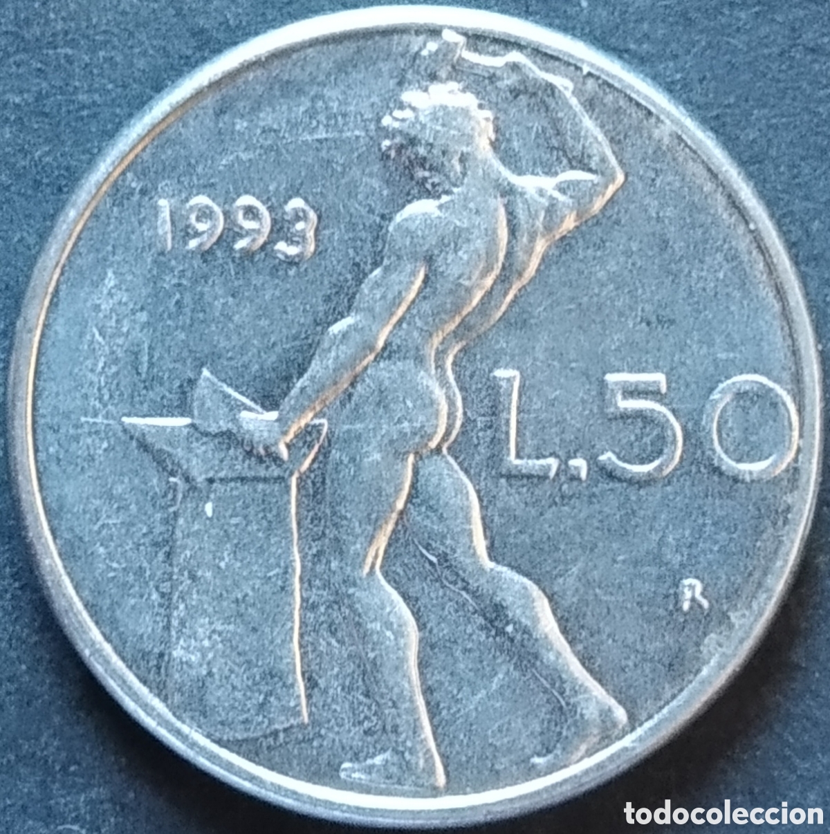 Monedas antiguas de Europa: MONEDA - ITALIA 50 LIRAS 1993