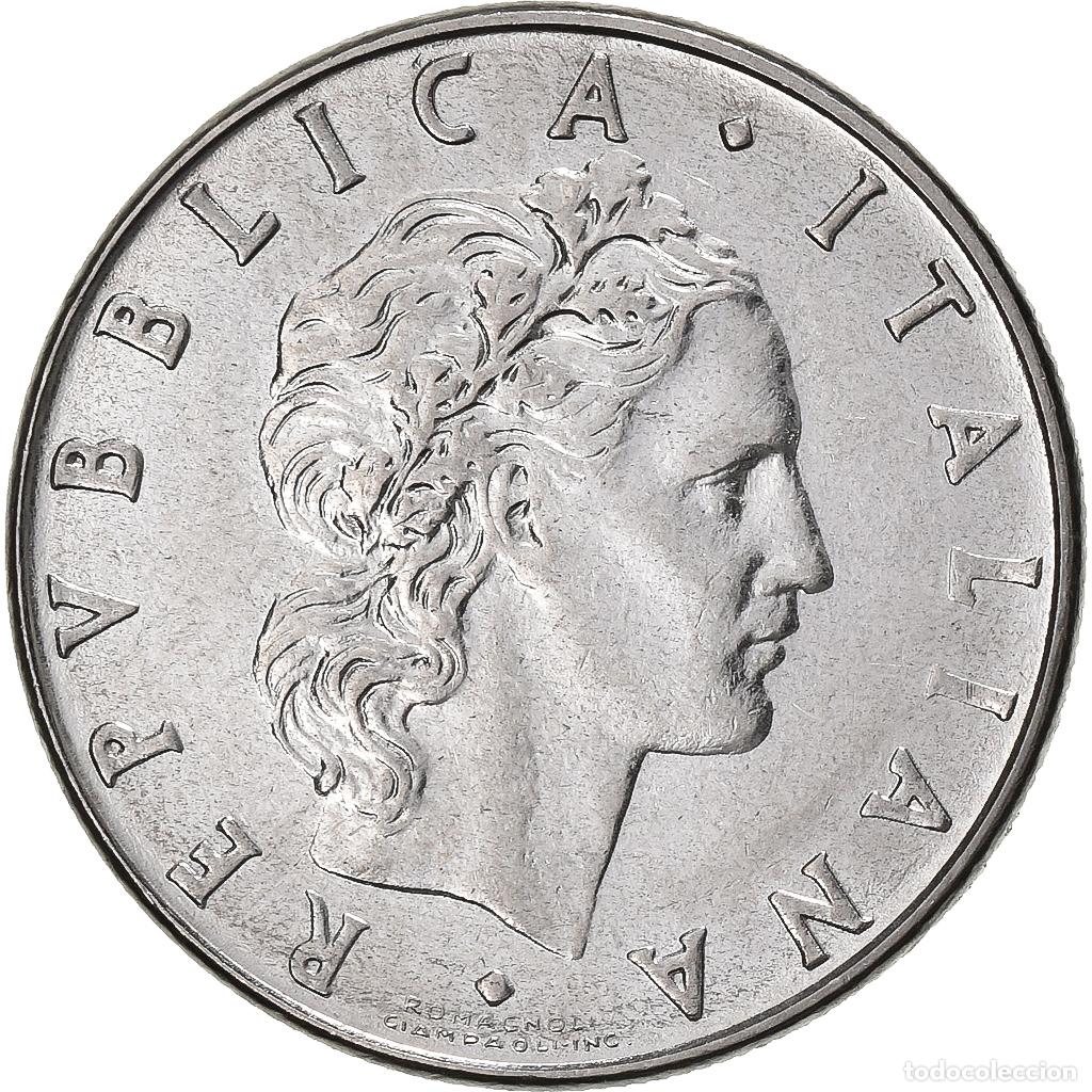 Moedas antigas da Europa: [#1222897] Italia, 50 Lire, 1981, Rome, Acero inoxidable, EBC, KM:95.1