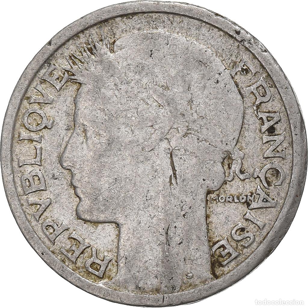 Monete antiche di Europa: [#1222914] Francia, Franc, Morlon, 1947, Aluminio, BC+, Gadoury:538b, KM:885a.1