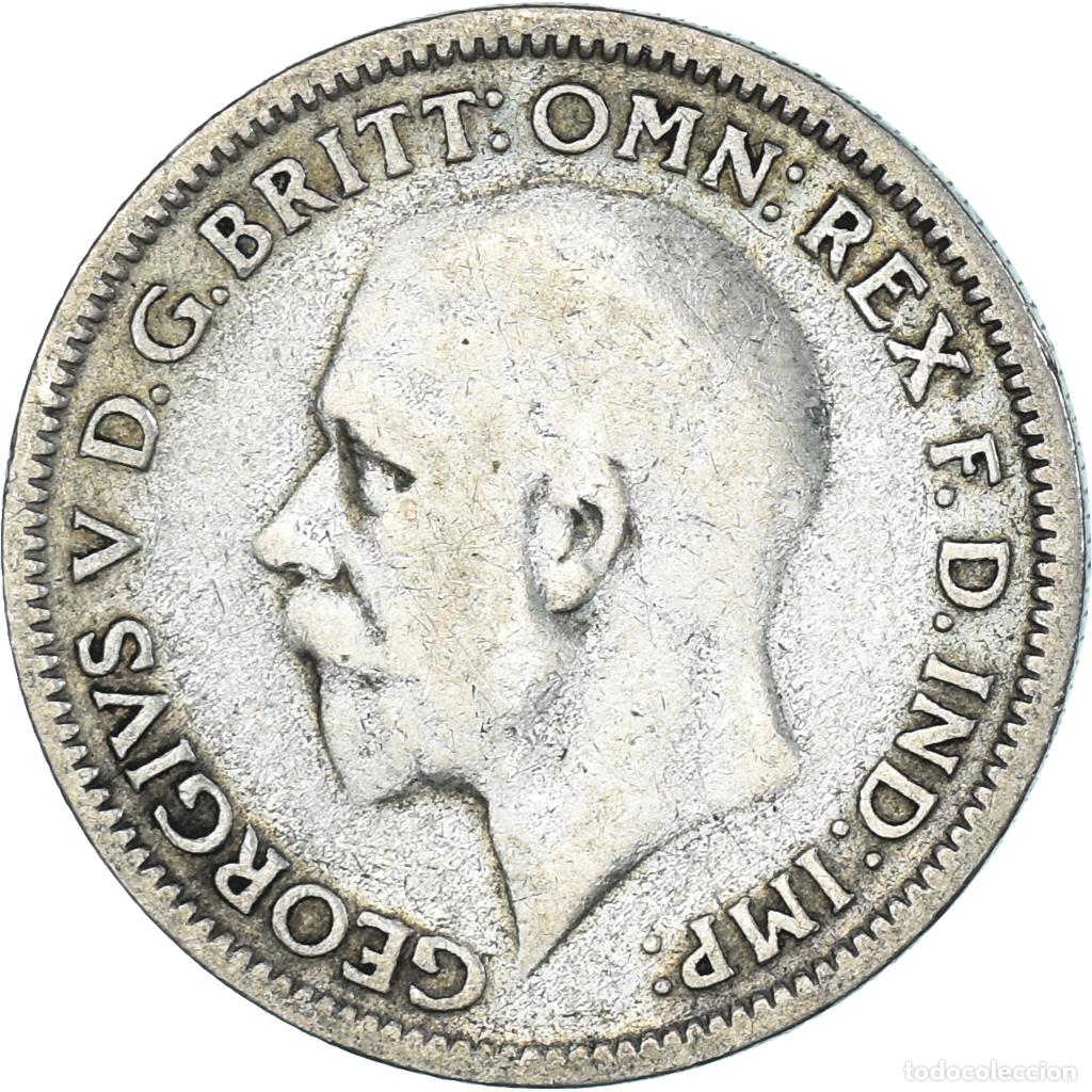 Monete antiche di Europa: [#1330676] Moneda, Gran Breta&ntilde;a, 6 Pence, 1931