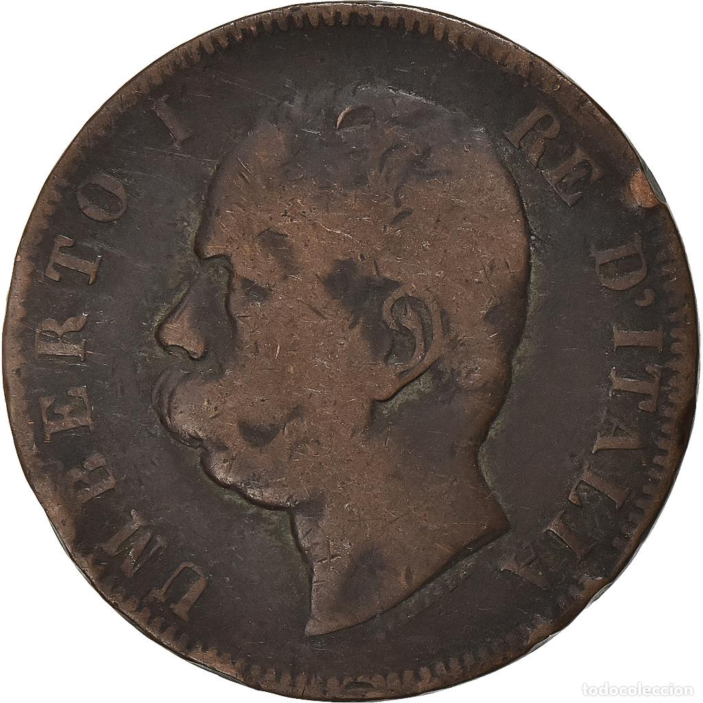 Monete antiche di Europa: [#1222923] Italia, Umberto I, 10 Centesimi, 1893, Rome, Cobre, BC, KM:27.2