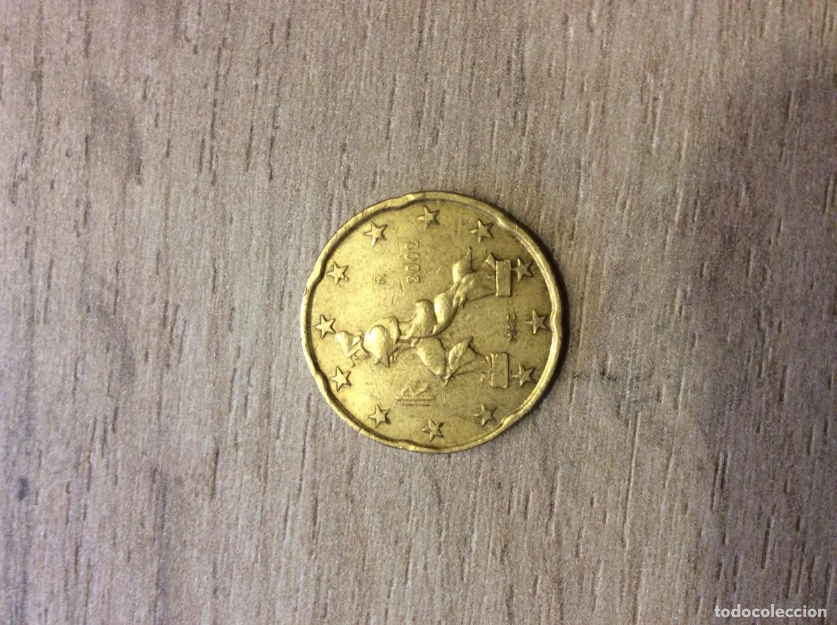 Monedas antiguas de Europa: Moneda 20 c&eacute;ntimos Italia 2002 - Foto 1