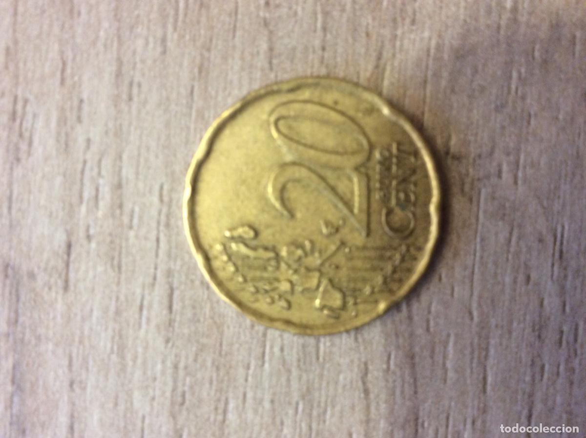 Monedas antiguas de Europa: Moneda 20 c&eacute;ntimos Italia 2002 - Foto 2