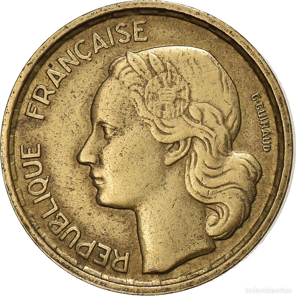 Monedas antiguas de Europa: [#1222926] Francia, 10 Francs, Guiraud, 1957, Paris, Aluminio - bronce, MBC, Gadoury:812
