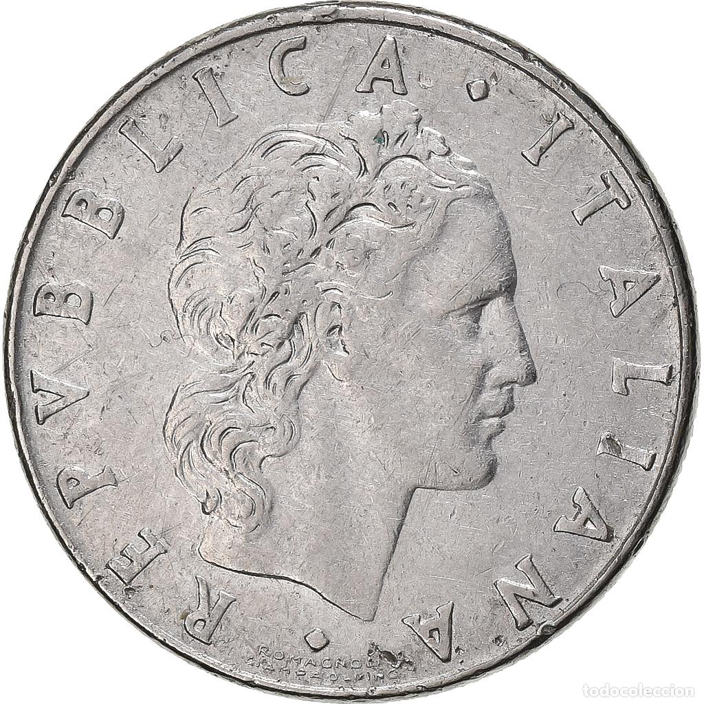 Monete antiche di Europa: [#1222927] Italia, 50 Lire, 1976, Rome, Acero inoxidable, BC+, KM:95.1