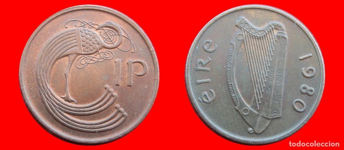 Old Coins of Europe: 1 PENIQUE PENNY 1980 IRLANDA-127818
