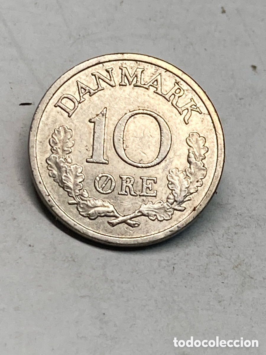 Monedas antiguas de Europa: Moneda 10 Ore 1972 Danmark M50 - Foto 1