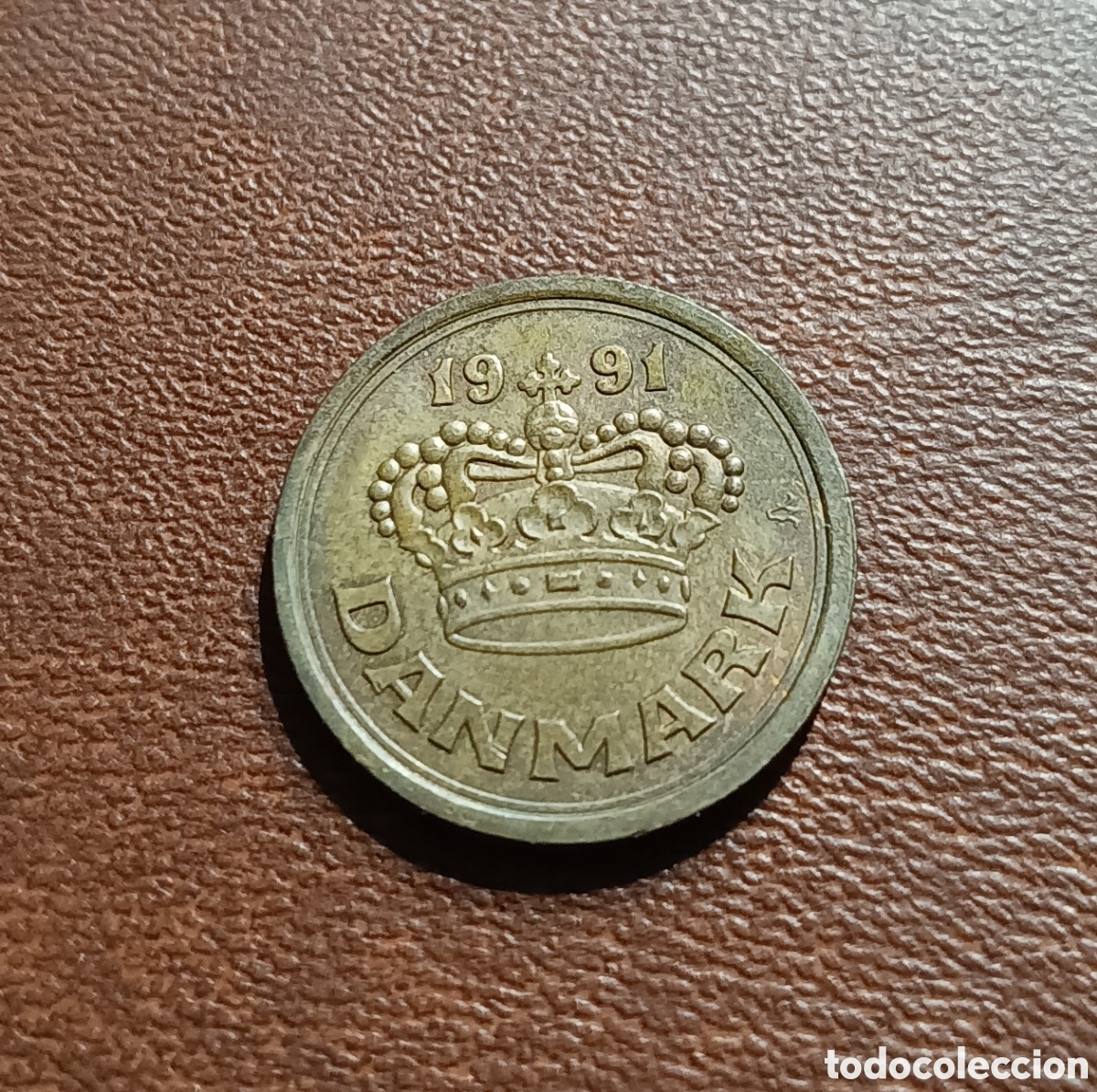 Alte M&uuml;nzen aus Europa: 25 ORE 1991 - DINAMARCA