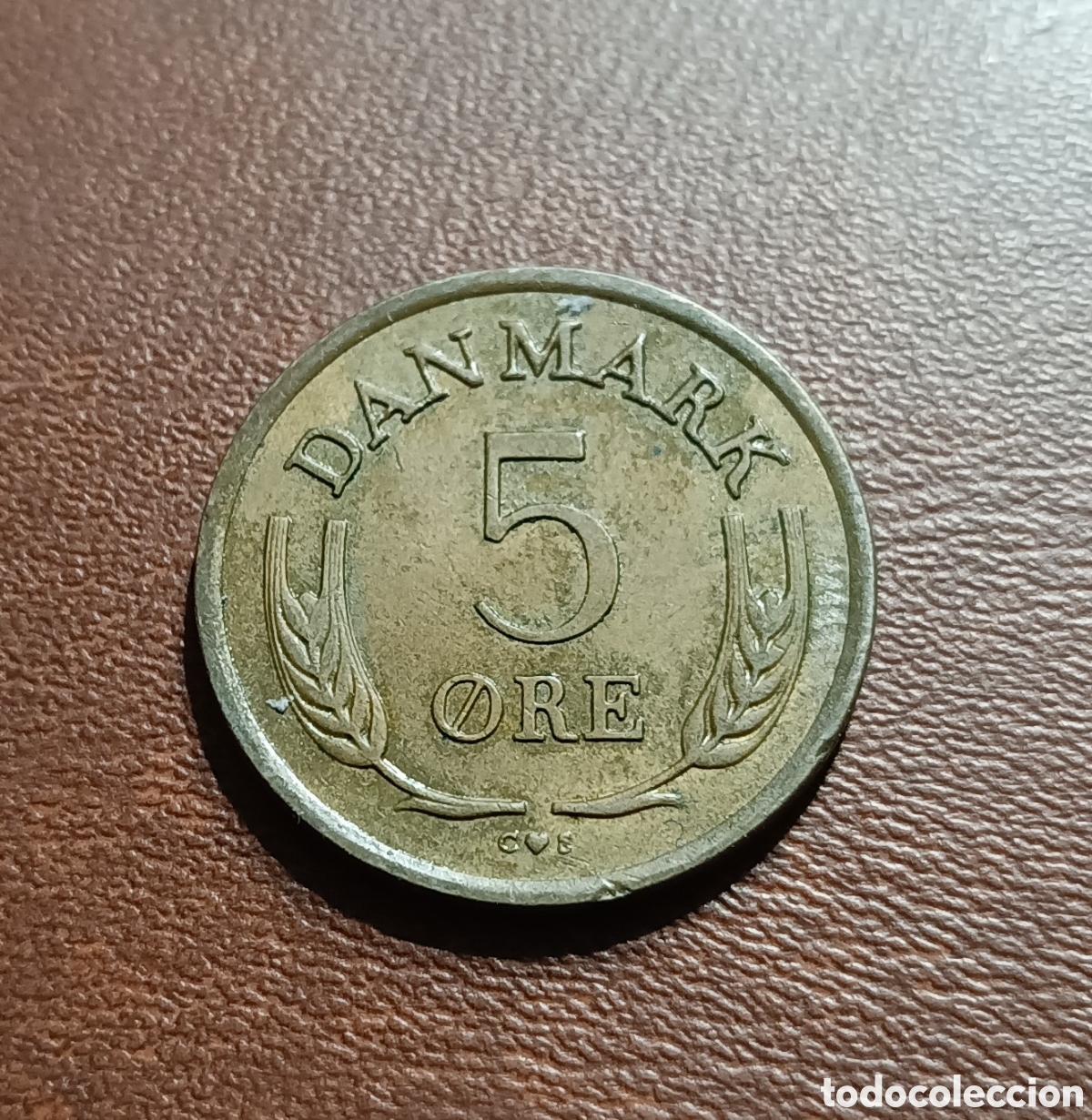 Monedas antiguas de Europa: 5 ORE 1963 - DINAMARCA - Foto 2
