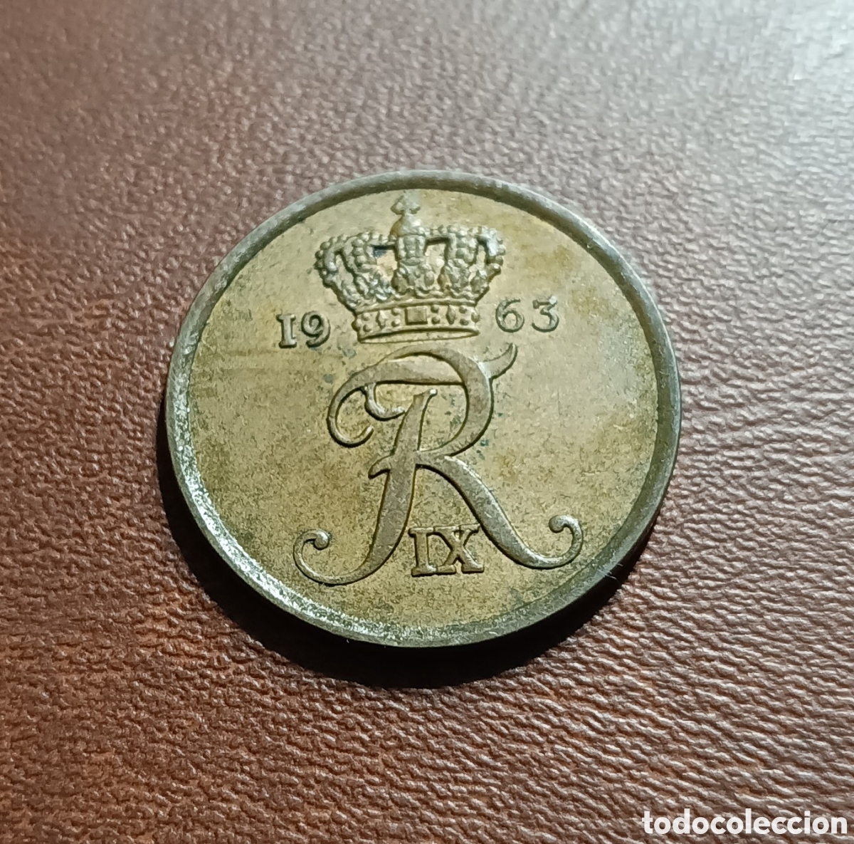 Monedas antiguas de Europa: 5 ORE 1963 - DINAMARCA - Foto 1