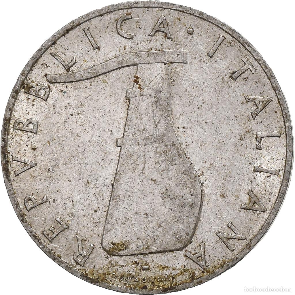 Alte M&uuml;nzen aus Europa: [#1222951] Italia, 5 Lire, 1954, Rome, Aluminio, BC+, KM:92