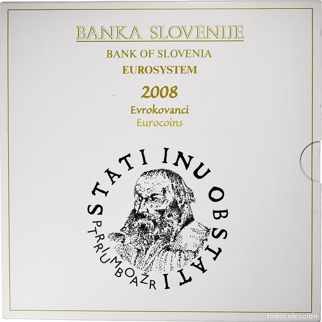 Monedas antiguas de Europa: [#1506475] Eslovenia, Set 1 ct. - 2 Euro, Primož Trubar, BU, 2008, Vantaa, Sin