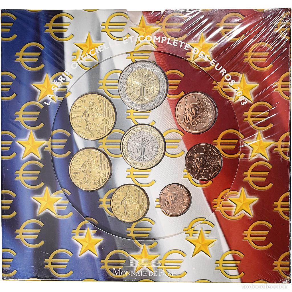Monedas antiguas de Europa: [#1506479] Francia, Coffret 1c. &agrave; 2&euro;, BU, 2003, MDP, Sin informaci&oacute;n, FDC