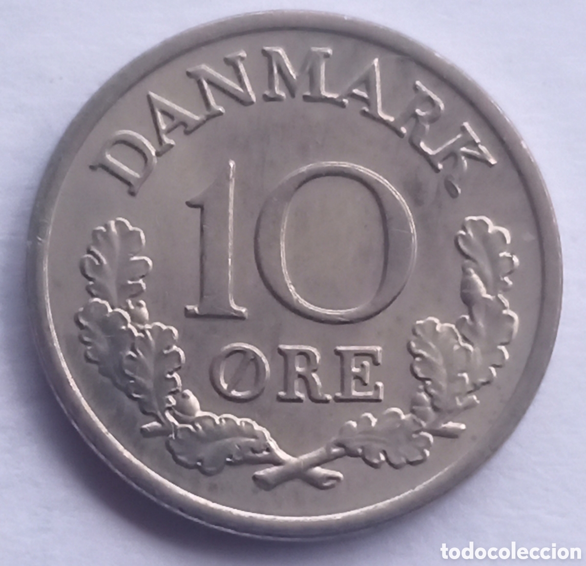 Monedas antiguas de Europa: Dinamarca - 10 Ore 1969 - Mbc - Foto 2