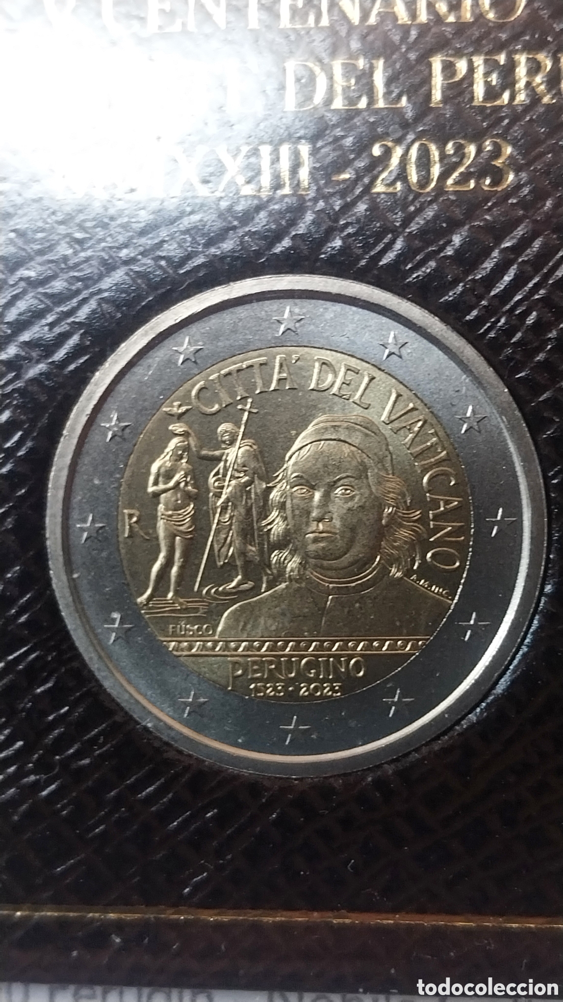 Monedas antiguas de Europa: 2eu vaticano perugino 2023. Moneda conmemorativa, limitada