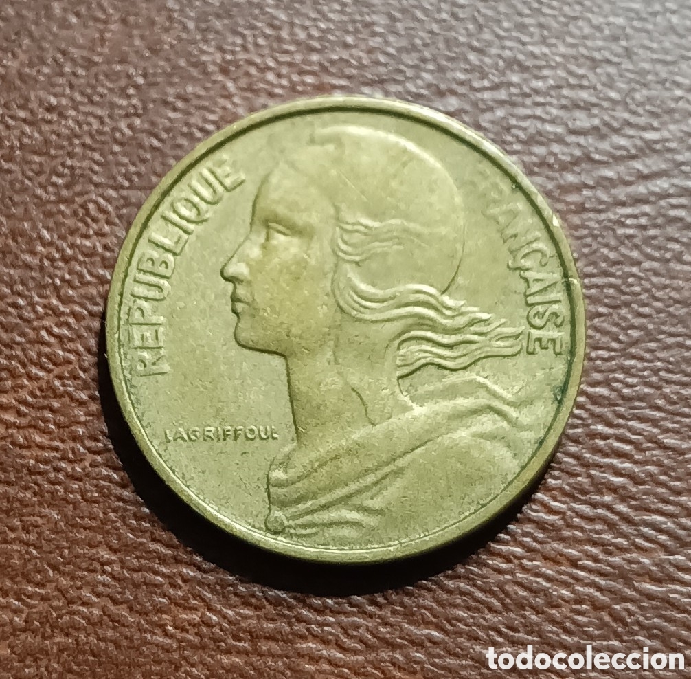 Monedas antiguas de Europa: 10 C&Eacute;NTIMOS 1963 FRANCIA - Foto 2