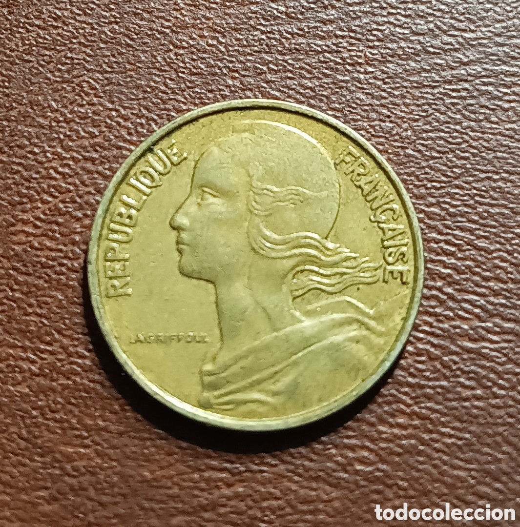 Monedas antiguas de Europa: 10 C&Eacute;NTIMOS 1967 FRANCIA - Foto 2