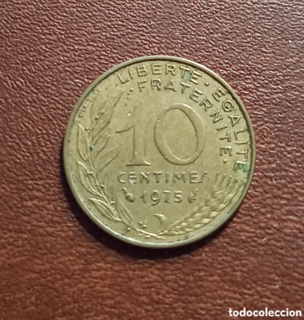 Monedas antiguas de Europa: 10 C&Eacute;NTIMOS 1975 FRANCIA