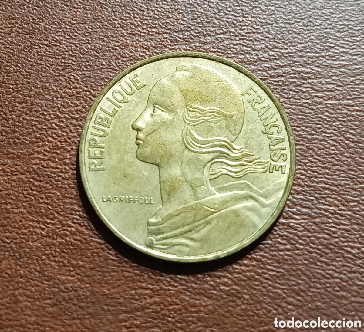 Monedas antiguas de Europa: 20 C&Eacute;NTIMOS 1978 FRANCIA - Foto 2