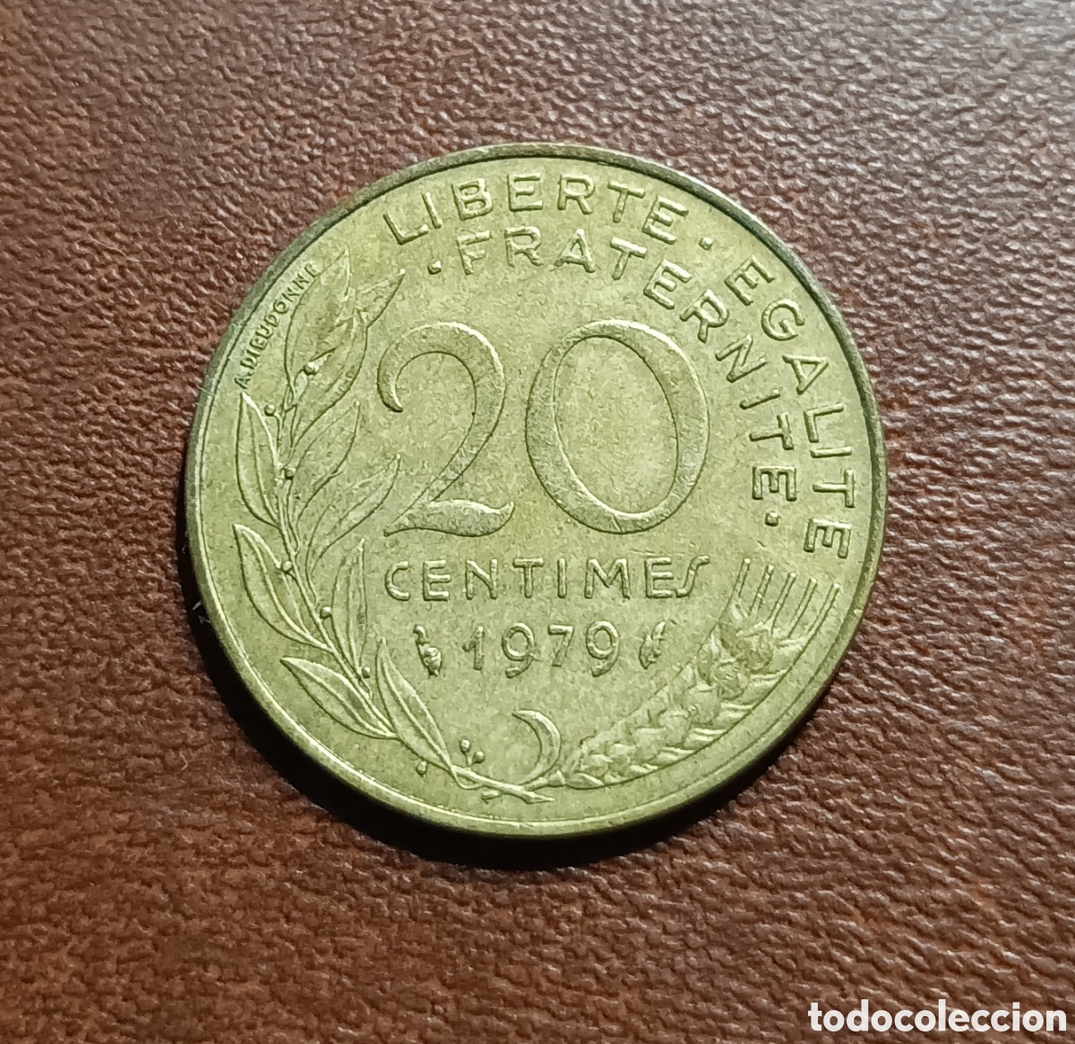 Monedas antiguas de Europa: 20 C&Eacute;NTIMOS 1979 FRANCIA