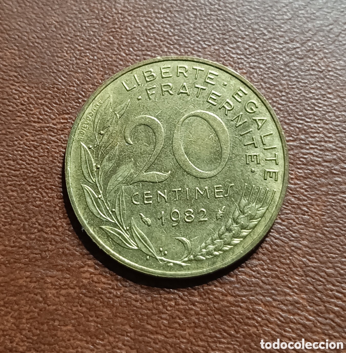 Monedas antiguas de Europa: 20 C&Eacute;NTIMOS 1982 FRANCIA