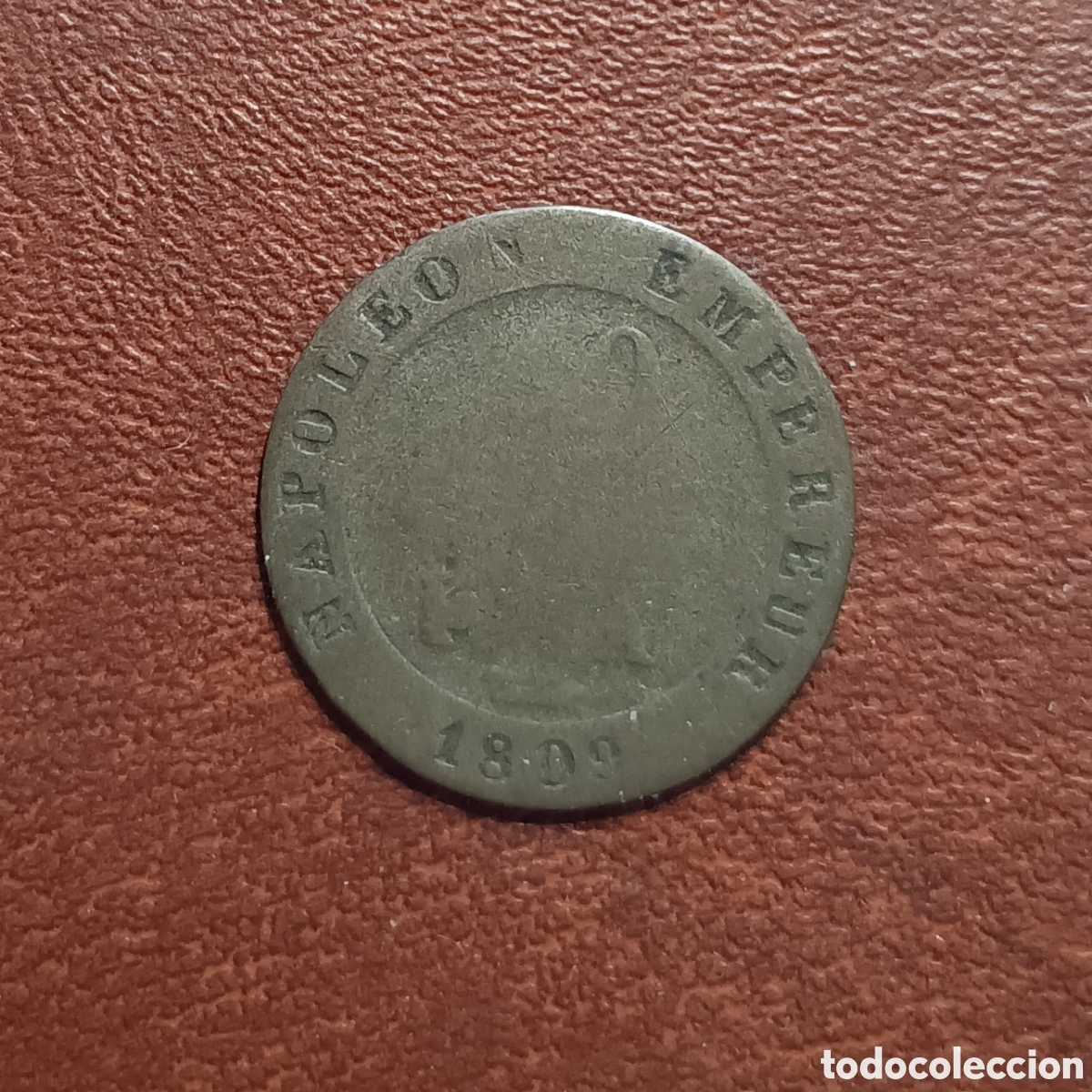 Monedas antiguas de Europa: 10 C&Eacute;NTIMOS 1809 NAPOLE&Oacute;N FRANCIA