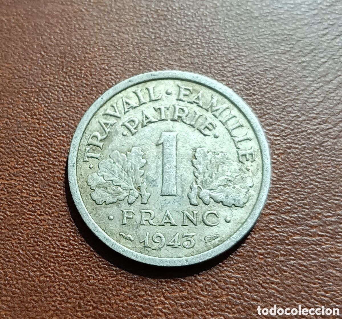 Old Coins of Europe: 1 FRANCO 1943 FRANCIA