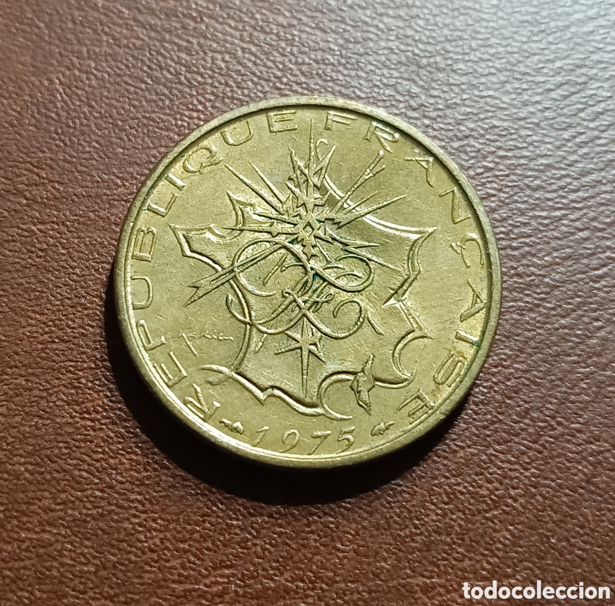 Moedas antigas da Europa: 10 FRANCOS 1975 FRANCIA