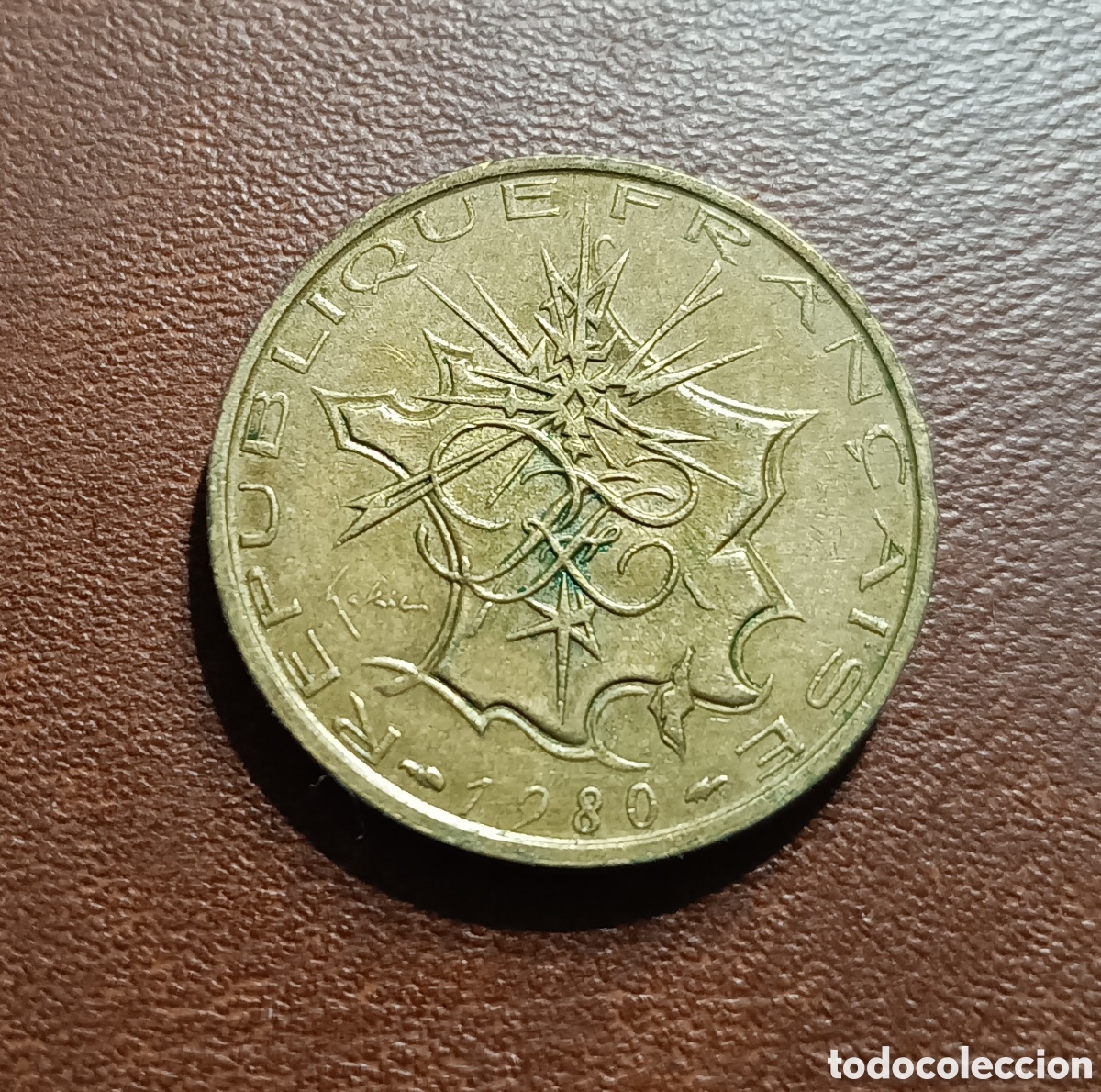 Moedas antigas da Europa: 10 FRANCOS 1980 FRANCIA