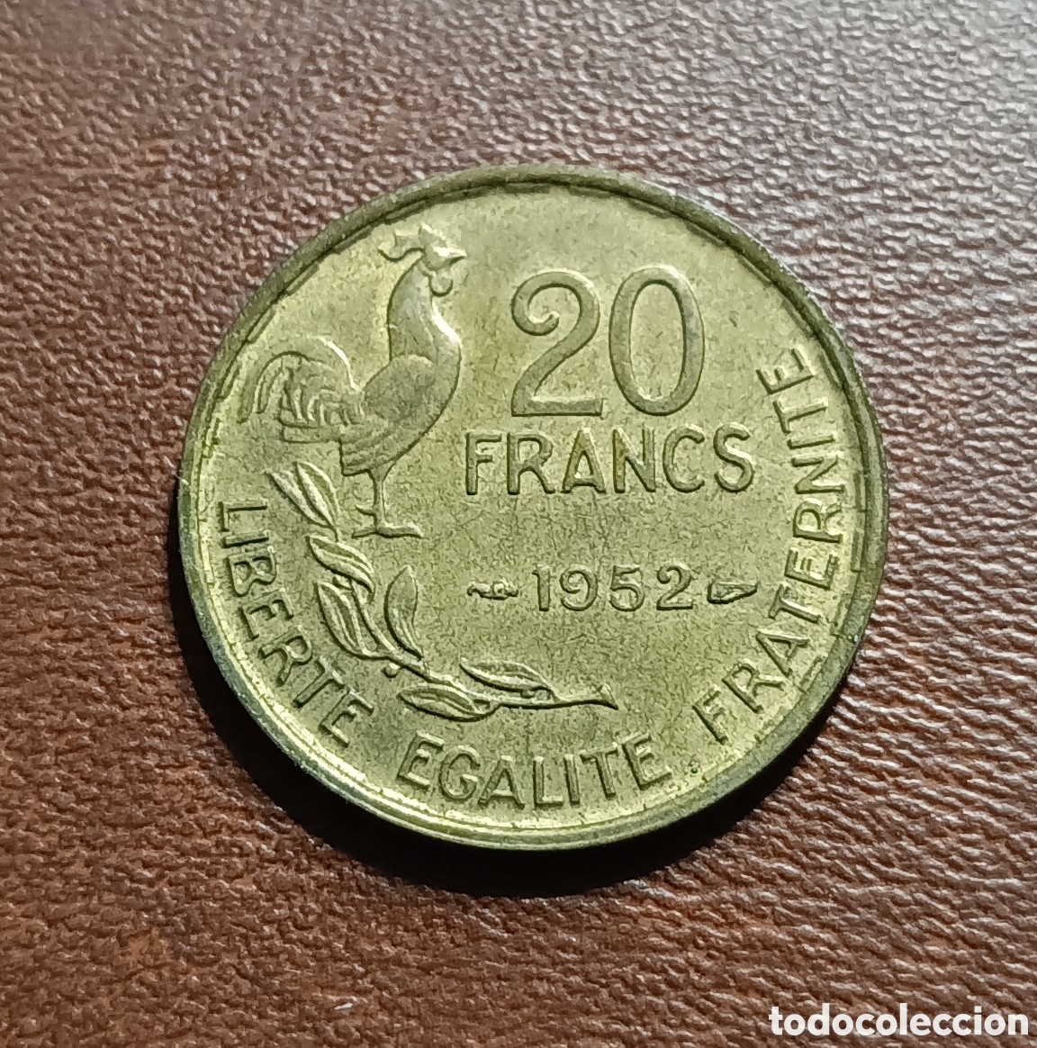 Moedas antigas da Europa: 20 FRANCOS 1952 FRANCIA