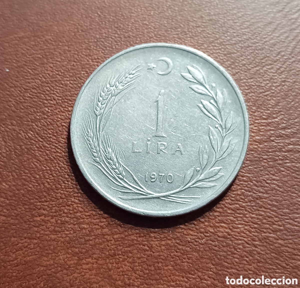 Moedas antigas da Europa: 1 LIRA 1970 - TURQU&Iacute;A