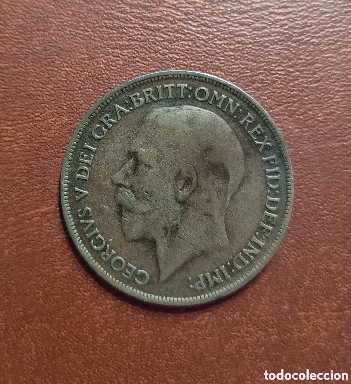 Alte M&uuml;nzen aus Europa: ONE PENNY 1917 INGLATERRA - GRAN BRETA&Ntilde;A