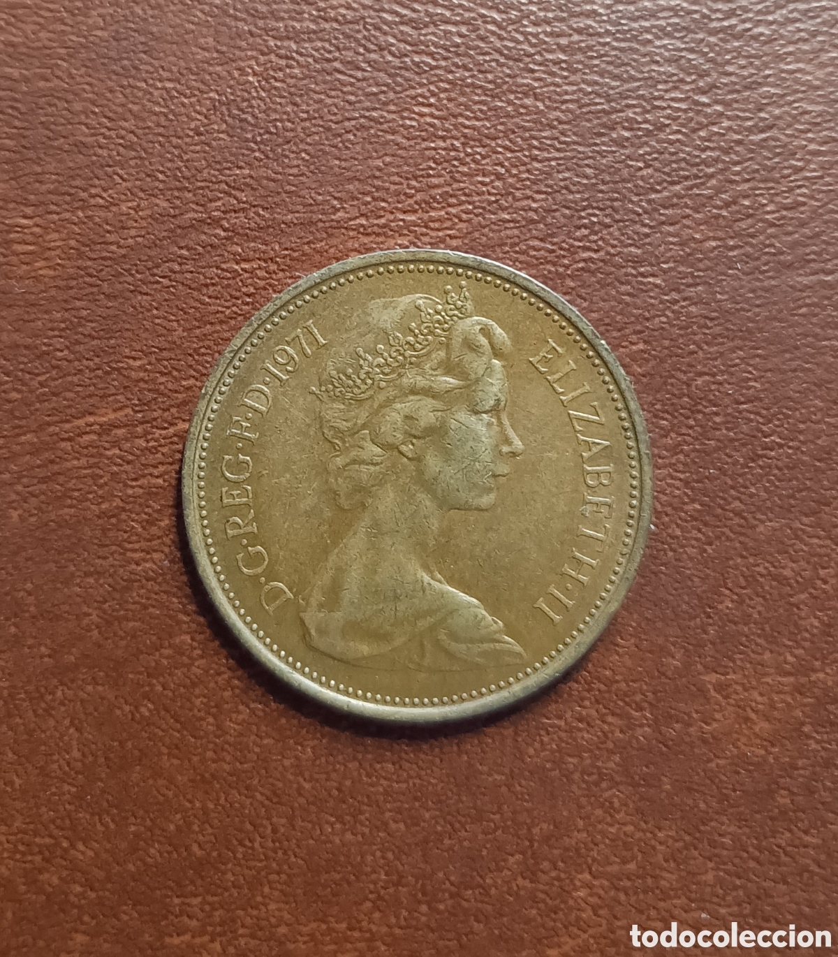 Alte M&uuml;nzen aus Europa: 2 NEW PENCE 1971 INGLATERRA - GRAN BRETA&Ntilde;A