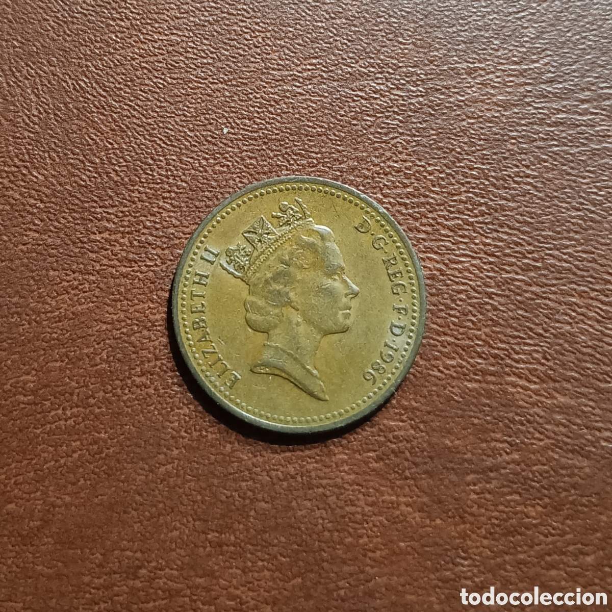 Alte M&uuml;nzen aus Europa: 1 NEW PENNY 1986 INGLATERRA - GRAN BRETA&Ntilde;A