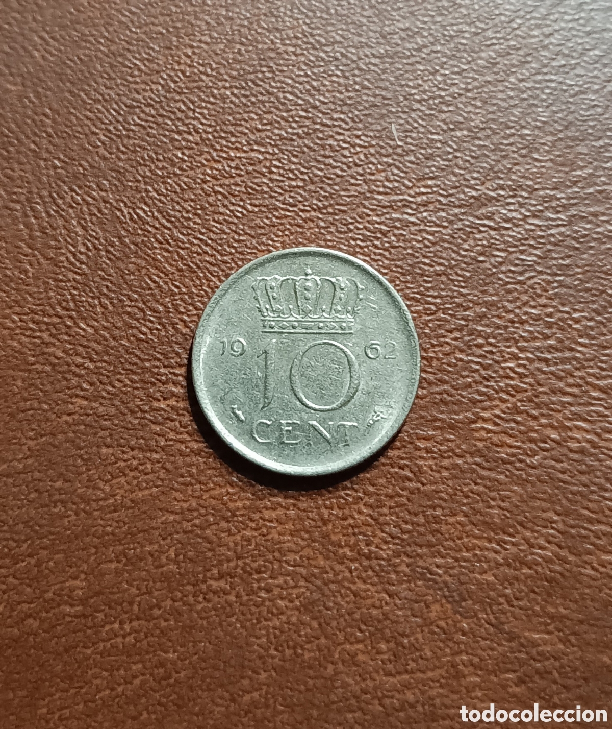 Alte M&uuml;nzen aus Europa: 10 C&Eacute;NTIMOS 1962 HOLANDA