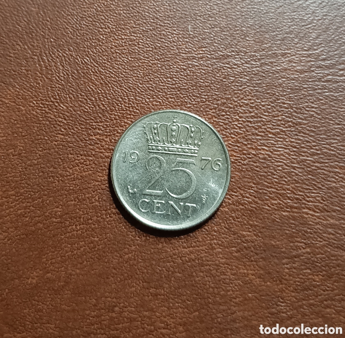 Monnaies anciennes de Europe: 25 C&Eacute;NTIMOS 1976 HOLANDA