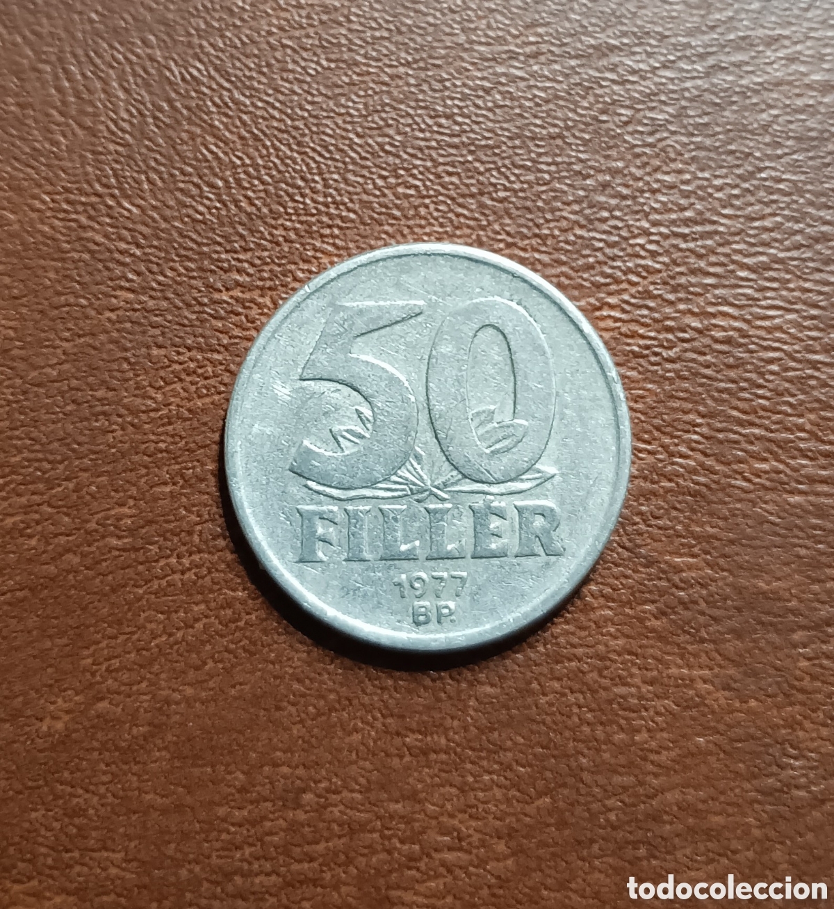 Alte M&uuml;nzen aus Europa: 50 FILLER 1977 HUNGR&Iacute;A