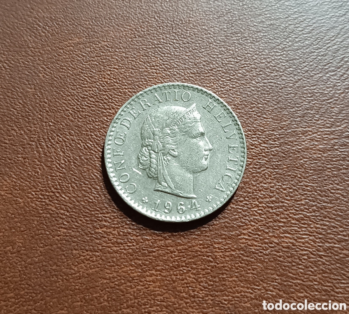 Alte M&uuml;nzen aus Europa: 20 C&Eacute;NTIMOS 1964 SUIZA
