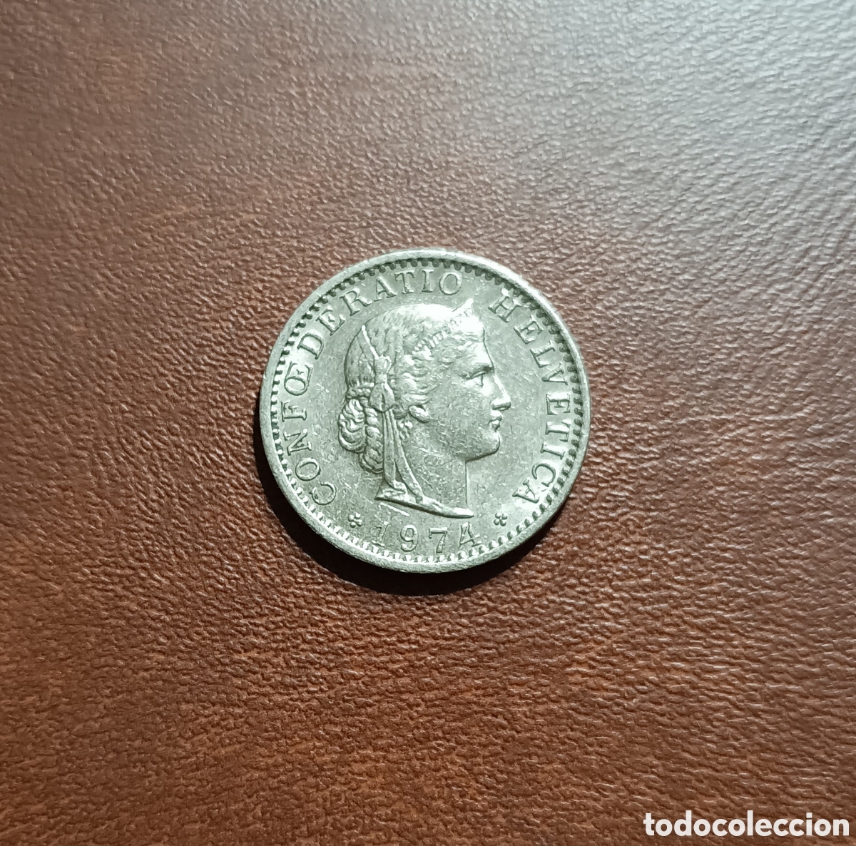Monedas antiguas de Europa: 20 C&Eacute;NTIMOS 1974 SUIZA - Foto 1