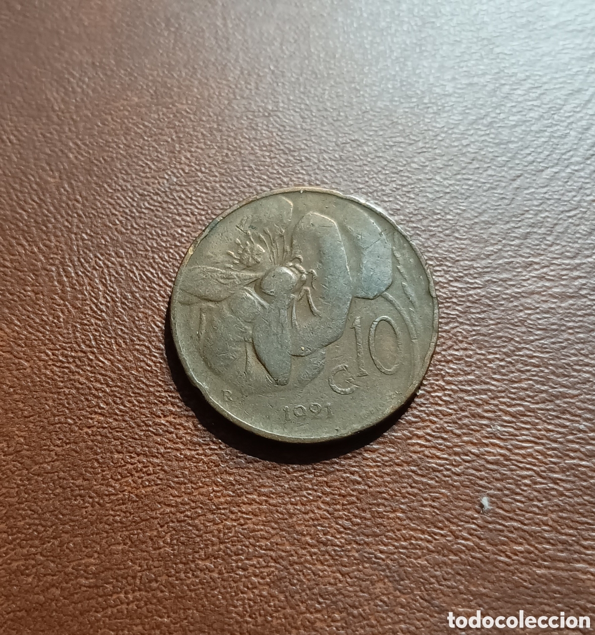 Moedas antigas da Europa: 10 CENTIMOS 1921 - ITALIA