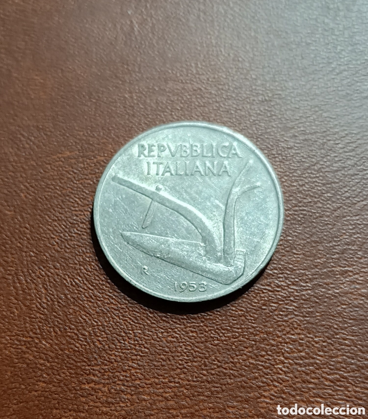 Moedas antigas da Europa: 10 CENTIMOS 1953 - ITALIA